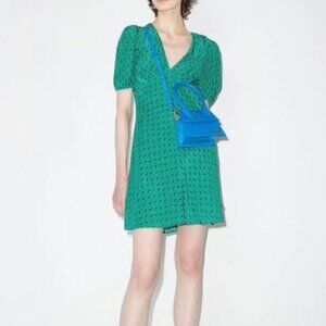 STAUD Milla Mini Dress in Vine Calico